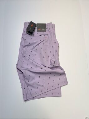 KJUS  Iver Printed 10" Golf Shorts Men’s Size W34 Regular Fit All Over Print NWT
